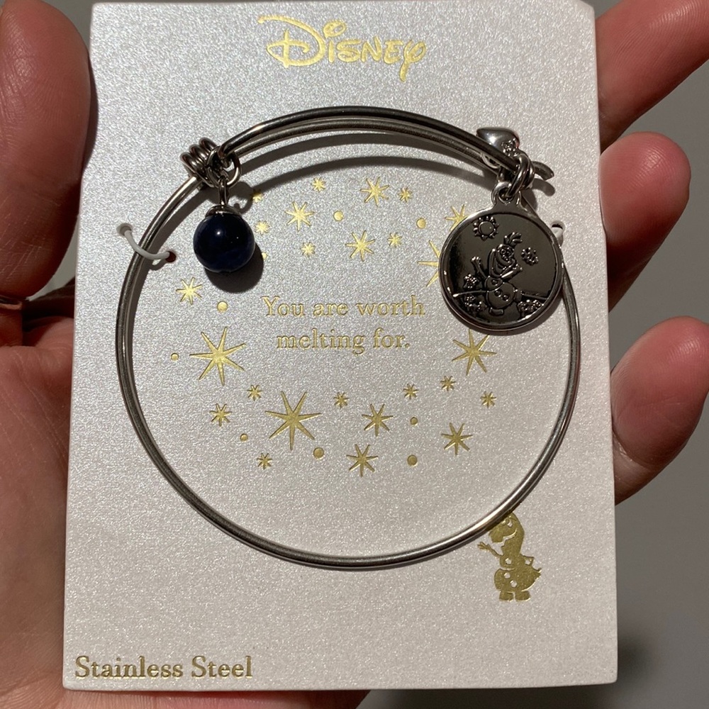 NEW Disney Frozen Olaf Charm Bracelet Some People Are Worth Melting For